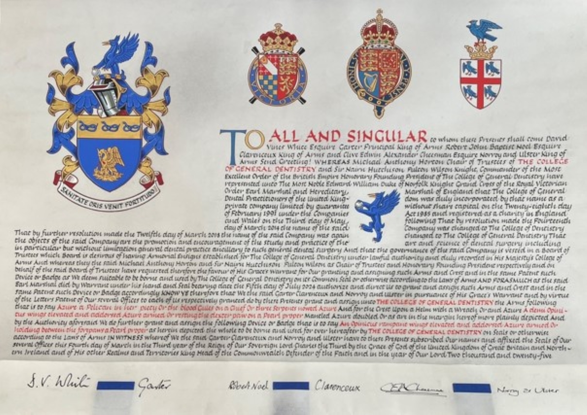 College granted Arms